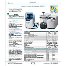 Broyeur-mixeur à couteaux RETSCH® GM300