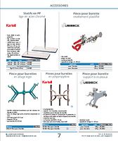 Pinces pour burettes en polypropylène KARTELL