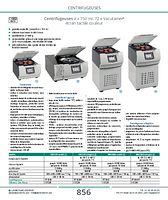 Centrifugeuse sur pied 4 x 750 ml, 72 x Vacutainer, écran tactile couleur