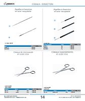 Ciseaux à pansements en acier inox