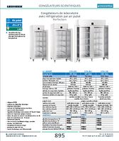 Congélateurs de laboratoire avec réfrigération par air pulsé Perfection