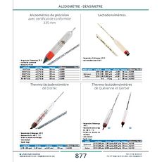 Thermo-lactodensimètre de Dornic