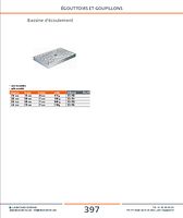 Bassine d'écoulement
