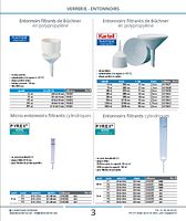 Entonnoirs de Büchner en polypropylène