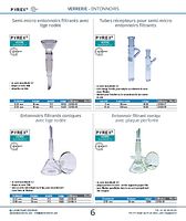 Entonnoirs filtrants coniques avec tige rodée , PYREX®