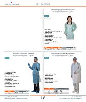 Blouses visiteurs à lacets