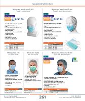 Masques médicaux 3 plis Type II, avec liens