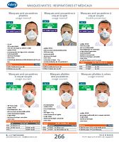 Masques FFP1, FFP2 et FFP3 pliables anti-poussières usage courant
