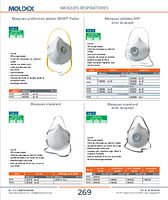 Masques standard avec soupape