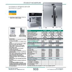 Incubateurs réfrigérés série ER régulateur Smart