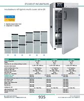 Incubateurs réfrigérés multi-cuves série ER