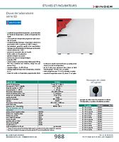Etuve de laboratoire série ED