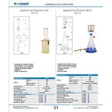 Appareil de filtration LF30 300 ml