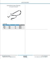 Fermeture pour flacons en acier nickelé