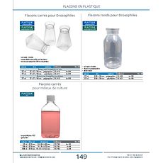 Flacons pour Drosophiles