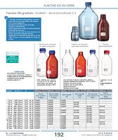 Flacons ISO gradués DURAN® en verre borosilicaté ambré