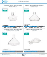 Flacons de culture selon Kolle col ovale