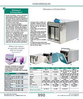Malaxeurs d'échantillon panoramiques