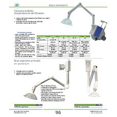 Caissons mobiles d'aspiration et de filtration
