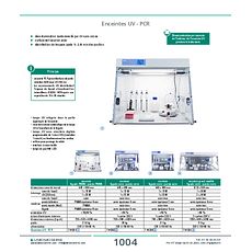 Enceinte PCR en Plexiglas®