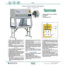 Postes de Sécurité Microbiologique