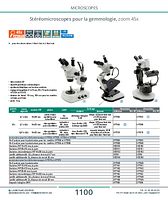 Stéréomicroscopes pour la gemmologie, zoom 450x