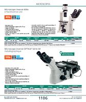 Microscope métallographique trinoculaire inversé 500x