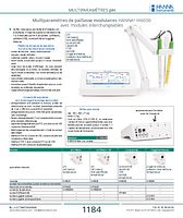 Multiparamètre modulaire pH/Rédox/ISE / conductivité