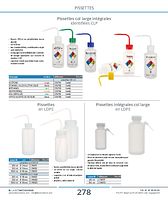 Pissettes col large en LDPE