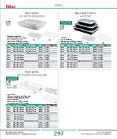 Bacs plats en matière biosourcée