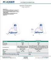 Système d'aspiration large capacité