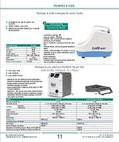 Pompe à vide compacte sans huile