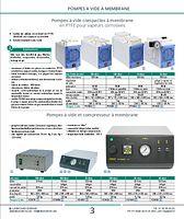 Pompe à vide et compresseur à membrane 6 l/min