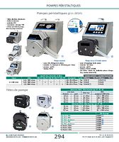 Pompes péristaltiques gros débits
