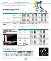 Tubes avec 0,25 ml de citrate pour vitesse de sédimentation, bouchon noir