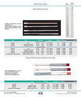 Écouvillons secs stériles en tube, pour prélèvement nasopharyngé