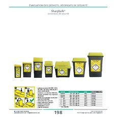 SharpSafe® conteneurs de sécurité NF X 30-507 