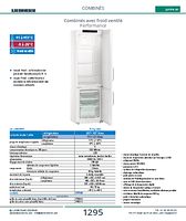 Combinés avec froid ventilé Performance