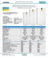 Réfrigérateurs de laboratoire Performance, intérieur exempt de sources d'inflammation réfrigération par air pulsé
