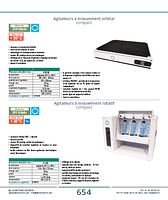Agitateurs à mouvement orbital compact