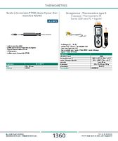Enregistreur - Thermomètre type K 4 canaux / Thermomètre IR Sortie USB vers PC + logiciel