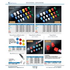 Capuchons coiffants pour tubes