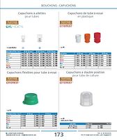 Capuchons de tube à essai en plastique