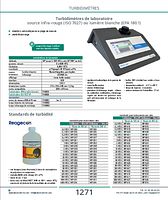 Standards de turbidité 500 ml pour instruments non-ratio
