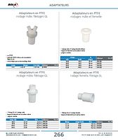 Adaptateurs en PTFE rodages mâle et femelle