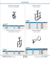 Pinces à lames pour tuyaux