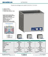 Cuves de séchage à air pulsé SONOREX TECHNIK