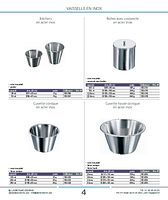 Cuvette conique en acier inox
