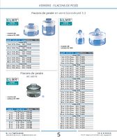 Flacons de pesée en verre borosilicaté 3.3