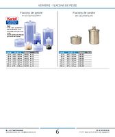 Flacons de pesée en polypropylène